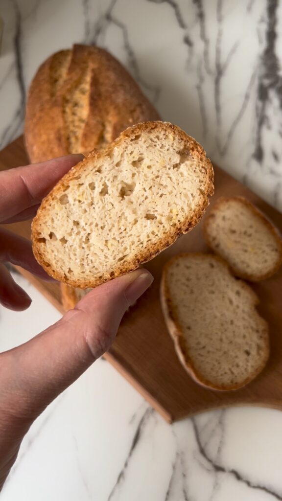 Белый хлеб без глютена на закваске рецепт