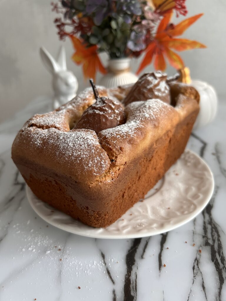 Безглютеновый кекс с грушами рецепт